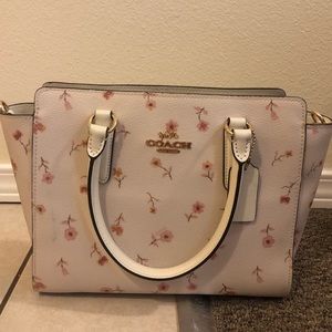 Coach Floral Crossbody Handle Bag